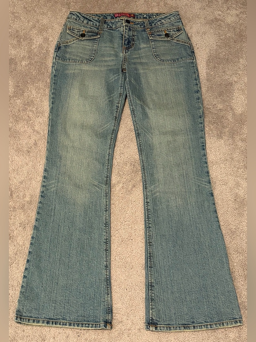 SO Stretch Women’s Y2K Bootcut Flare Denim Jeans Size 9 (30x32)